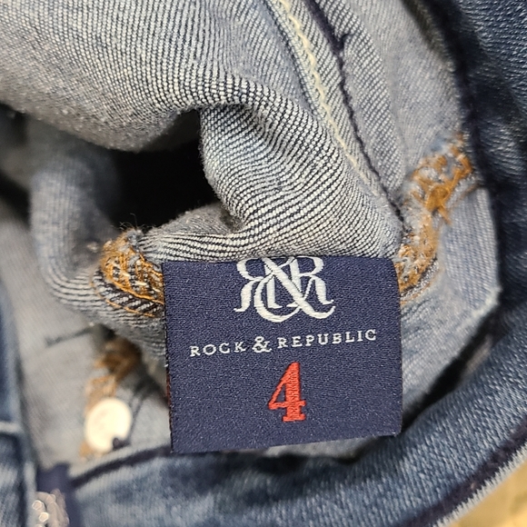 Rock & Republic Kashmiere crop jeans size 4 - Picture 5 of 9